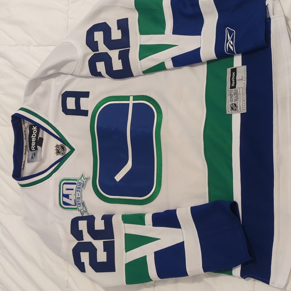 Vancouver Canucks 40th Anniversary Special Edition Jersey